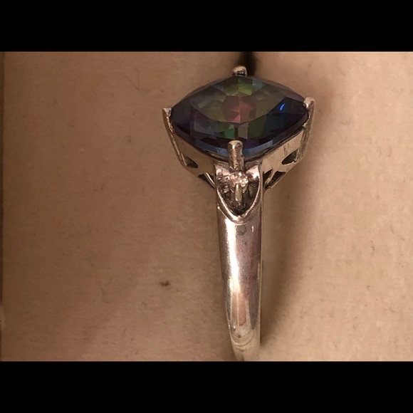 Sterling Silver Mystic Topaz Ring - Picture 5 of 11